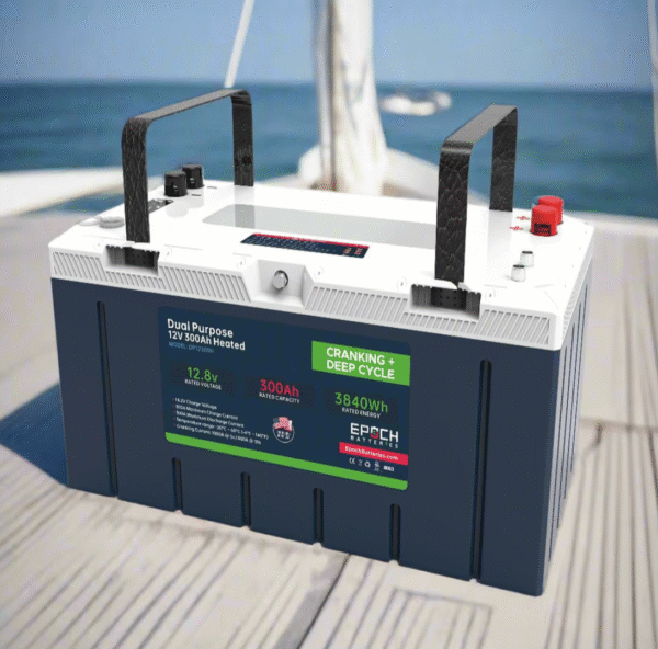 12V 300Ah – Group 8D – Cranking & Deep Cycle Lithium Battery (Dual Purpose) - Image 2