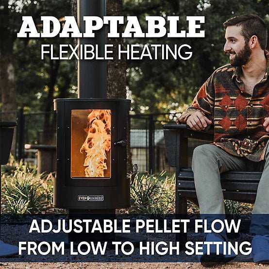 Even Embers Pellet-Fueled Patio Heater, 100 sq. ft., 70,000 BTU - Image 5