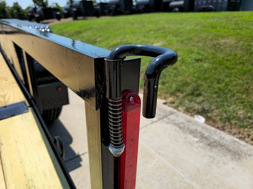 6’4″ x 14 Utility Trailer Powder Coated Dovetail (2) 3500 Axles 7k GVWR - Image 6