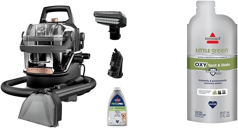 BISSELL Little Green HydroSteam 3618 Portable Carpet & Upholstery Cleaner - Image 17