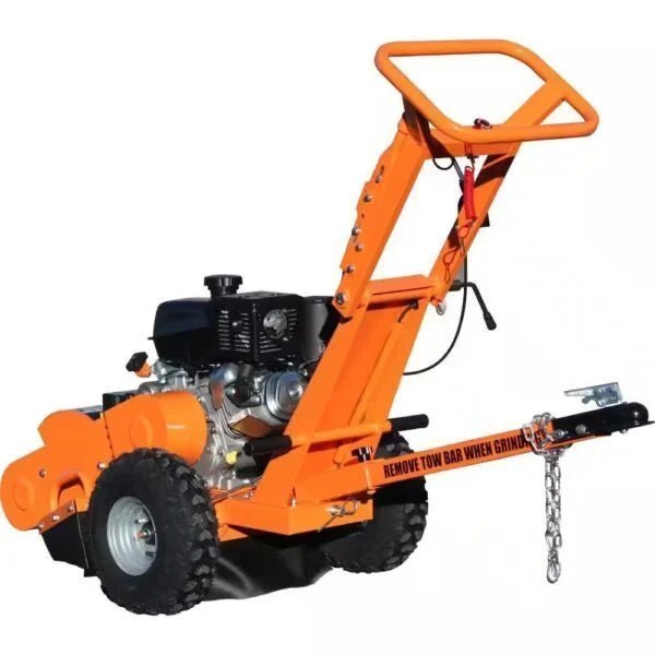 Power King 11 in. 14 HP Commercial Kohler Gas Powered Stump Grinder with Extra Set of Teeth and Precision Control Brake – Seacayago - Image 3