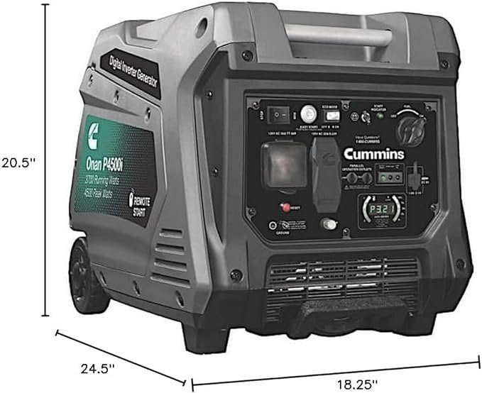 Cummins Onan P4500I Portable Inverter Generator - Image 3