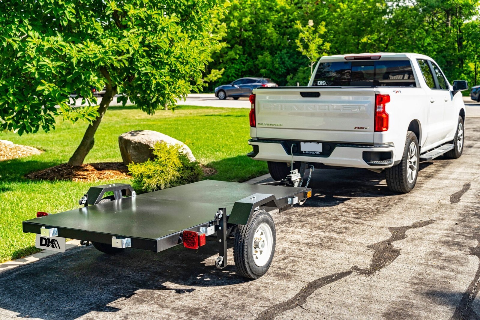 DK2 4-ft x 8-ft Steel Utility Trailer ( 1450-lb Capacity ) 5364713 - Image 13