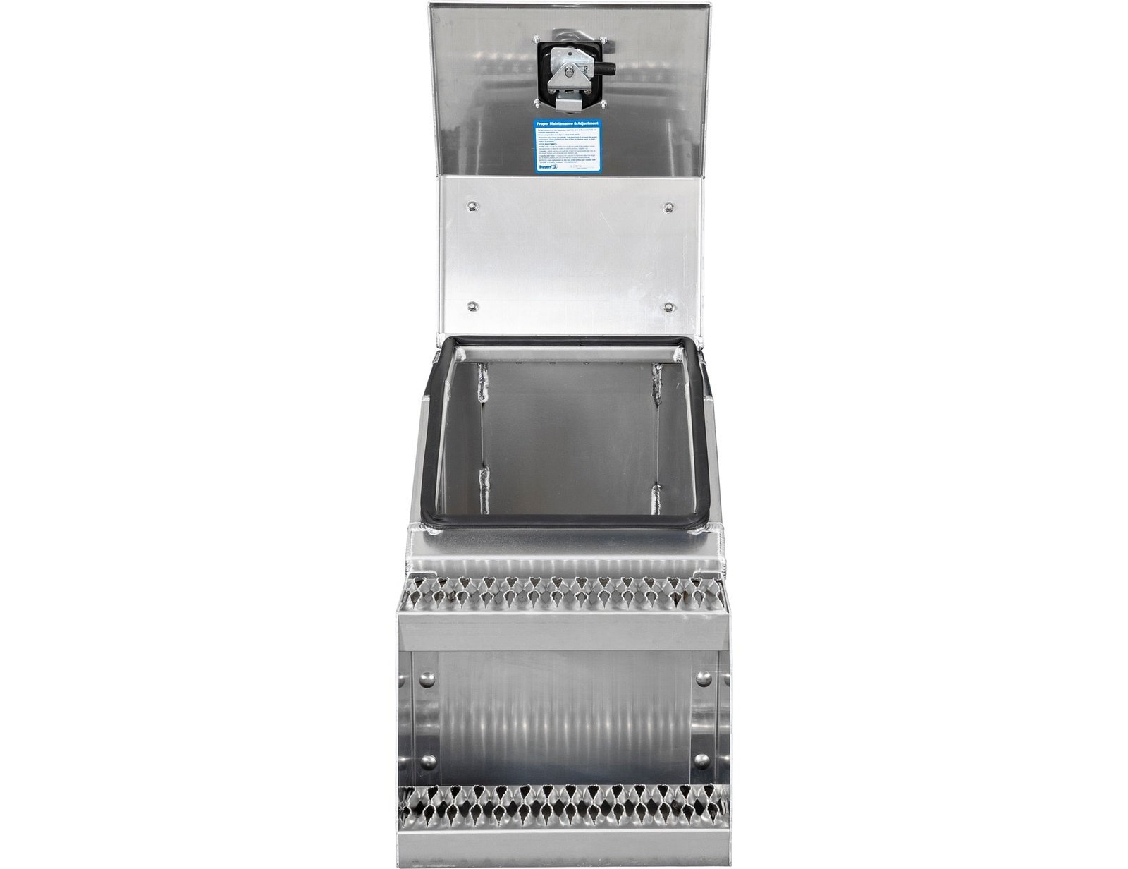 Buyers Products 28-in x 24-in x 19-in Smooth Aluminum Step Box Truck Tool Box 1705285 - Image 9