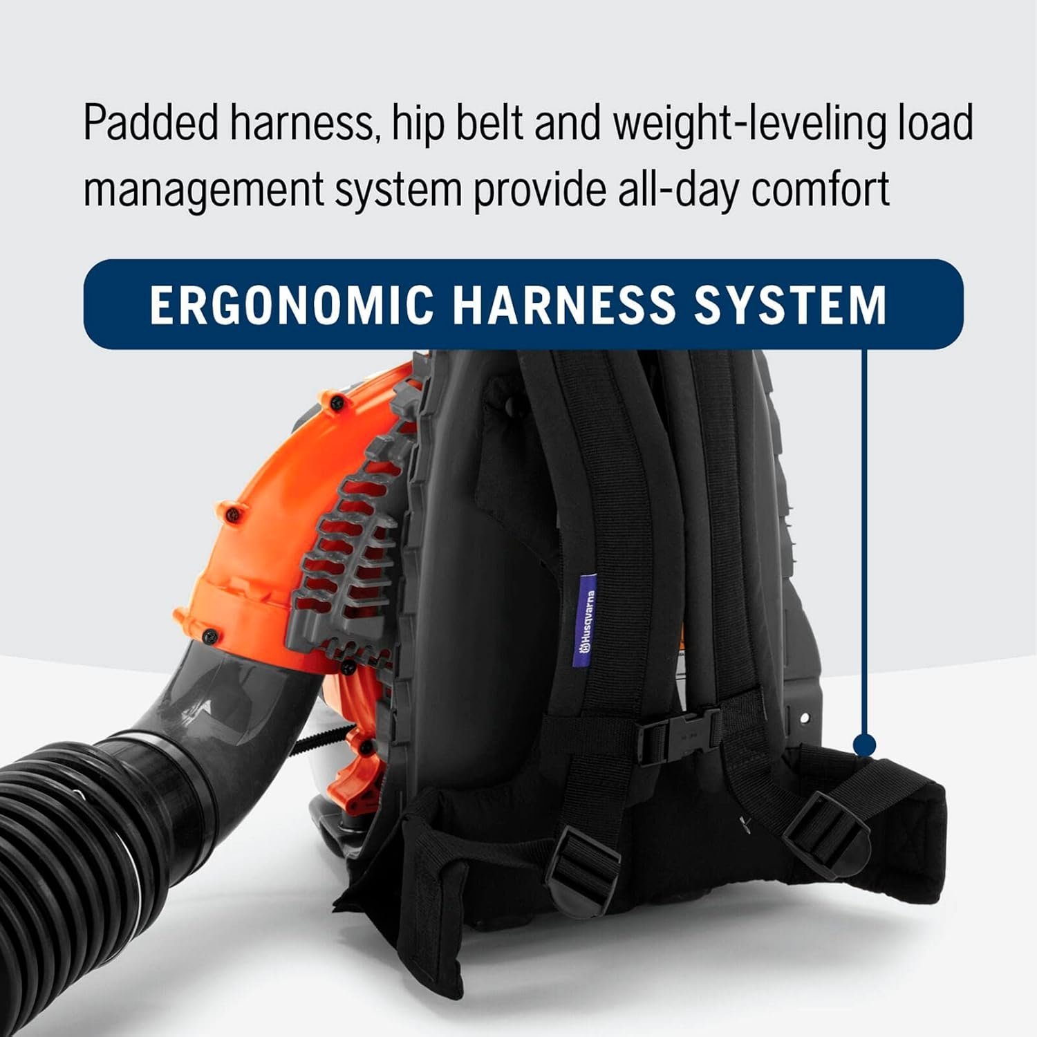 Husqvarna 350BT Gas Backpack Leaf Blower 50.2cc, 692 CFM, 180 MPH - Image 6