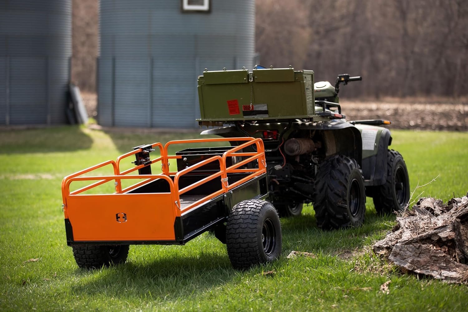 Impact Implements 1500 lb Utility Cargo Trailer with Pivot Dump for ATV, UTV, and Lawn Tractor - Image 19