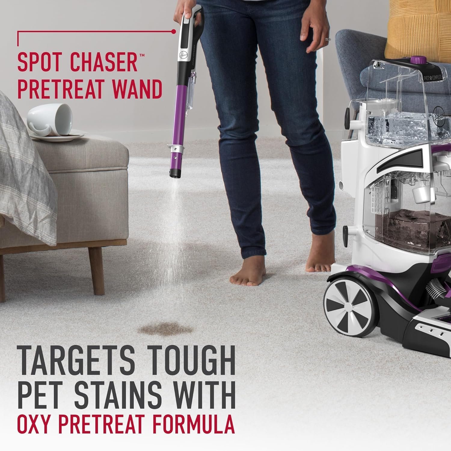 Hoover Smartwash Automatic Carpet Cleaner Machine, FH52000, Turquoise - Image 15