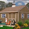 New Castle 16×12 Wood Storage Shed Kit – ALL Pre-Cut
