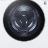 LG – 5.0 Cu. Ft. High-Efficiency Stackable Smart Front Load Washer with Steam and Built-In Intelligence – White