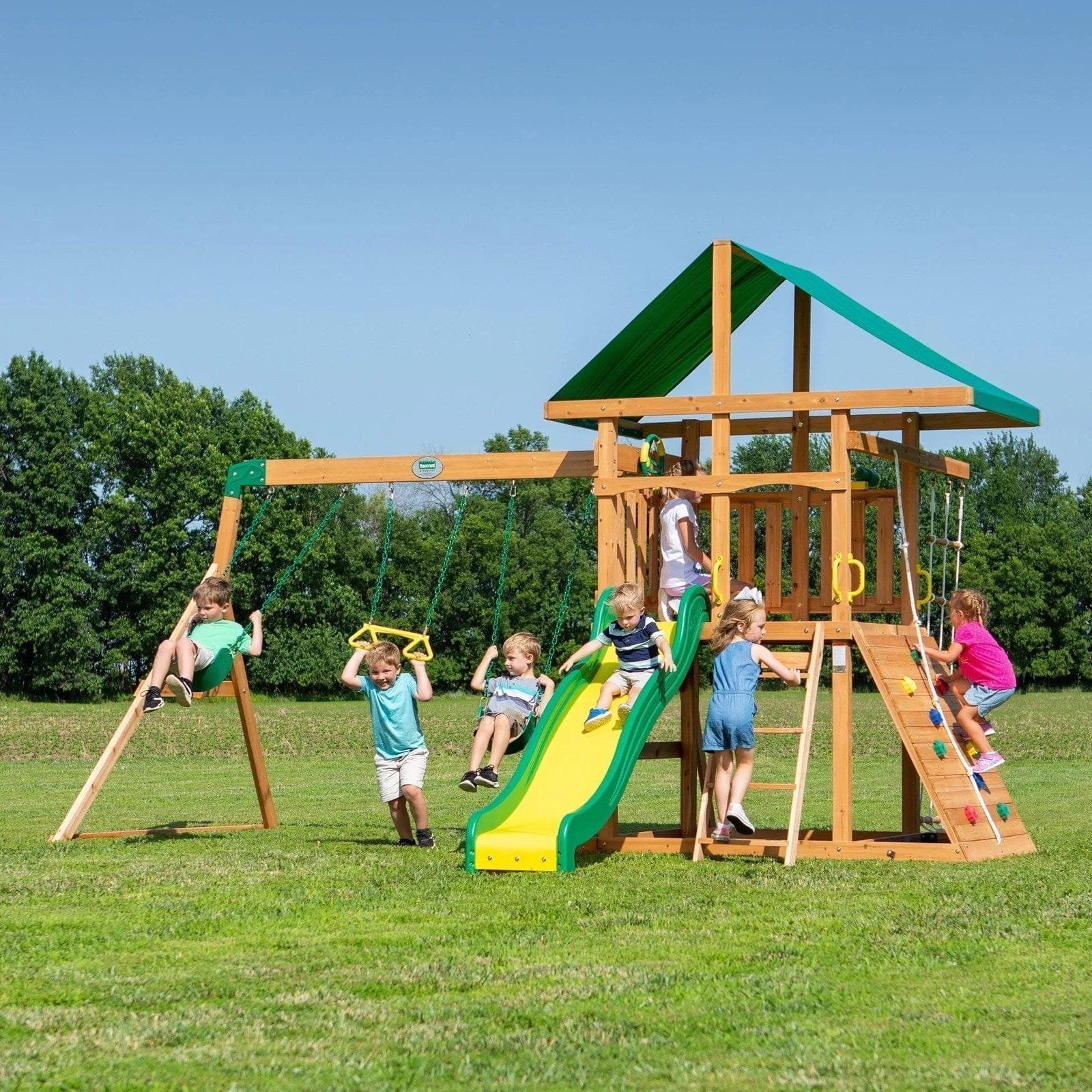 Backyard Discovery McKinley Mount Swing Set - Image 6